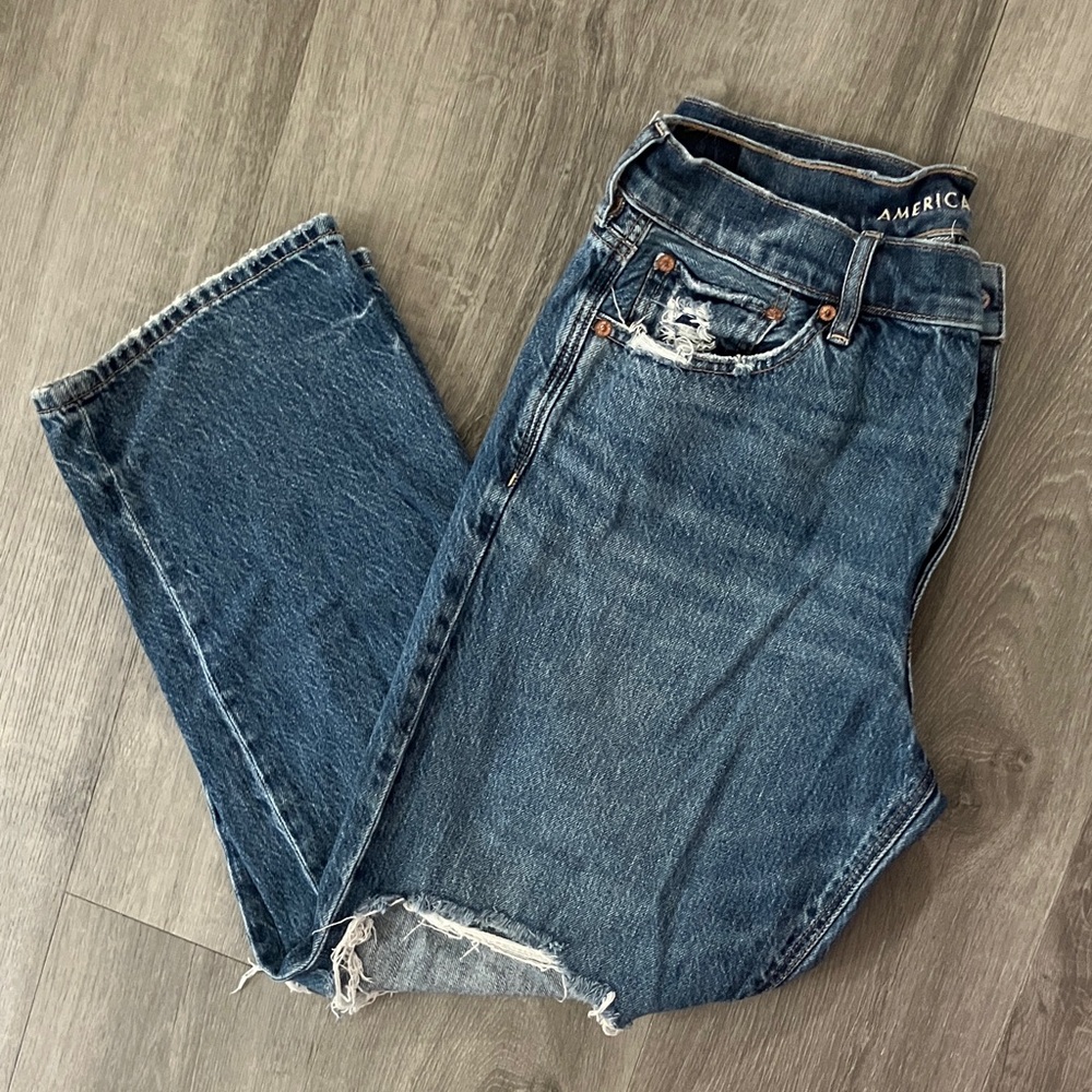 Womens American Eagle Outfitters Distressed Jeans